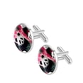thumbnail image 2 of Panda Stylish Stainless Steel Men's Cufflinks for Shirts and Suits - for Formal Occasions, 2 of 6