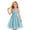 Blue, variant on Guitiannn Girls Summer Bowknot Strapless Dress Casual Party Wear Dress for Girls Frocks Girls 3_4years Girls Photo Dress Tales Dress 1st Birthday Outfit Girl Identity Dress Girls Party Games Family