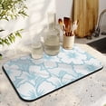 thumbnail image 3 of Washable Rubber Colorful Floral Dish Drying Mats for Kitchen Counter Home Large Coffee Bar Pad Accessories and Decor for Utensils Stemware 19.5''x12'', 3 of 7