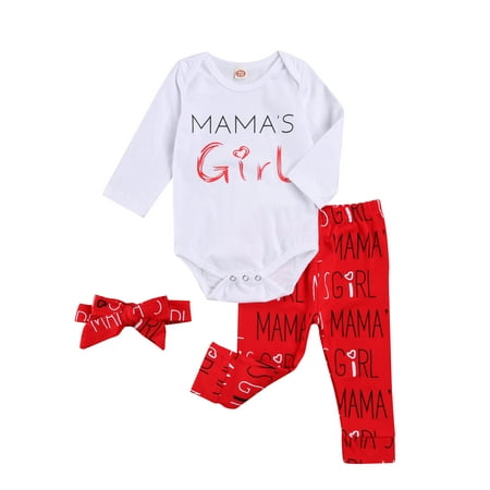 

Seyurigaoka Babies Three-piece Clothes Set Long Sleeve Romper Printed Pattern