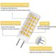 thumbnail image 3 of 4 Pack 9W GY6.35 Base LED Bulb AC/DC 220V Warm White 3000K Equivalent to 9W Halogen Replacement Bulb [Energy Class A+], 3 of 5