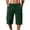 Army Green, variant on Havenre Men's Capri Pants 3/4 Joggers Gym/Workout/Hiking Below Knee Long Shorts Lightweight Quick Dry Drawstring Elastic Waist Short Pants with Zipper Pockets White M