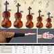 thumbnail image 2 of Violín acústico 1/2 Ktaxon con Estuche, Arco y Colofonia, Natural, 2 of 8