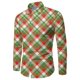 thumbnail image 3 of Camisas navideñas con estampado 3D de tema de Año Nuevo para hombre, blusas de manga larga para fiesta de Navidad a la moda, blusas festivas, ropa de calle de Papá Noel, 3 of 5
