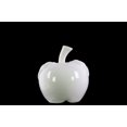 thumbnail image 1 of Ceramic Apple Figurine SM Gloss Finish White, 1 of 1
