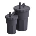 thumbnail image 1 of 2 Piezas Taza De De Silicona Tazas De Entrenamiento Inastillables Para Regalo Bebés Gris Oscuro Hugo  botella de paja, 1 of 10