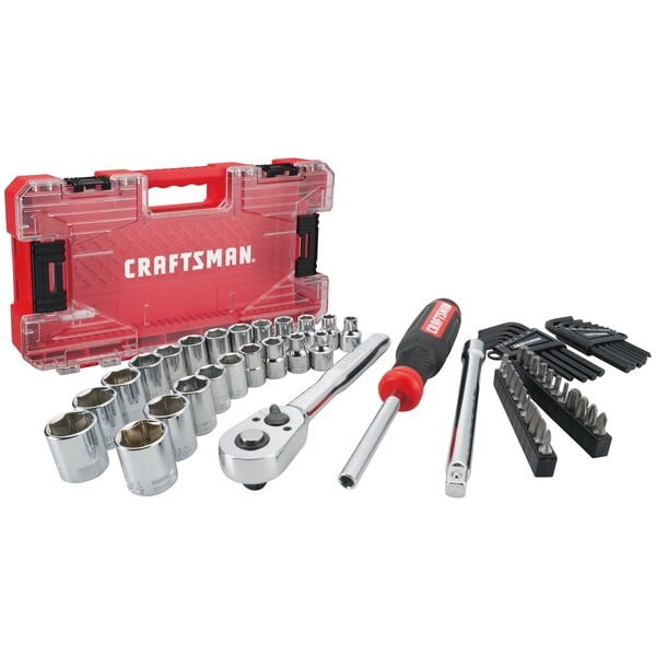 Juego de 63Pzs herramientas Autocle 3/8 CRAFTSMAN CMMT45063