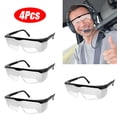 thumbnail image 2 of ZHaobin Pilot Safety Glasses View Limiting Fog Cloud Eyewear CE Certified IFR Training Aviation Flight Goggles Frosted Adjustable Frames (4pcs), 2 of 7