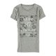 thumbnail image 2 of Playera adornada con logo tropical Aeropostale para mujer gris pequeña, 2 of 2