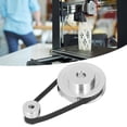 thumbnail image 4 of Synchronous Wheel, Energy Saving Elastic Oxidation Treatment Constant Transmission Ratio Aluminum Alloy Timing Pulley With Wrench For Milling Machine 60T 8mm And 20T 5mm, 4 of 8