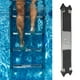 thumbnail image 4 of pstuiky Peldaños de acero inoxidable para escalera de piscina, repuestos de pedal, color blanco con almohadilla, 4 of 7