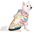 thumbnail image 2 of Balery Retro Colorful Butterfly Sudadera con Capucha para Perros Pequeños – Ropa para Mascotas, Disfraz para Perros y Gatos, Ideal para Fiestas y Cosplay-X-Small, 2 of 7