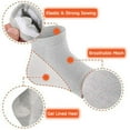 thumbnail image 3 of 3 Pairs Moisturizing Gel Heel Socks Vented Unisex Toe Open Feet Care Dry Skin, 3 of 5