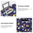 thumbnail image 3 of Fuzoiu Colorful Jellyfish Print Suitcase Cover,Washable Luggage Covers for Suitcase,Elastic Luggage Protector Cover,Scratch Resistant Travel Suitcase Covers-Small, 3 of 7