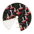 thumbnail image 3 of Bingfone Christmas Tree Skirt Mat Christmas Decoration Interior 30"-Red Mushrooms, 3 of 8