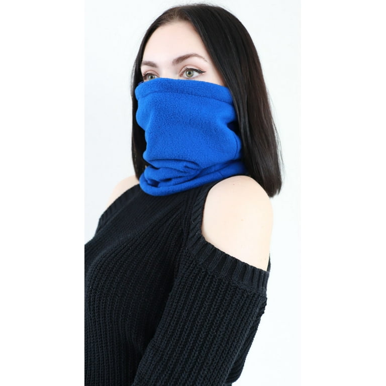 Winter Warm Thermal Warm Fleece Neck Gaiter Multi 20 in