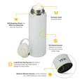 thumbnail image 3 of RTIC 40 oz Ceramic Lined Insulated Outback Water Bottle, Leak Resistant, White, 3 of 6