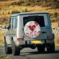 thumbnail image 5 of Vsdgher Textured Heart Abstract Art for Spare Tire Cover, Tire Wheel Protector Wheel Cover Fit for Truck,Trailer,RV,SUV,Camper and Most Vehicle-17 inch, 5 of 6