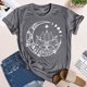 thumbnail image 1 of Camiseta Sunny face moon sun and moon camiseta Gris oscuro XXL FLhrweasw Para estrenar, 1 of 2