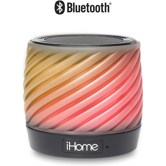 iHome IBT50BC Portable Color-Changing BT Mini Speaker Black