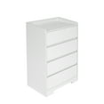 thumbnail image 6 of Resenkos 4 Drawer White Dresser for Bedroom, Modern Kids Wood Chest Organizer, 6 of 8