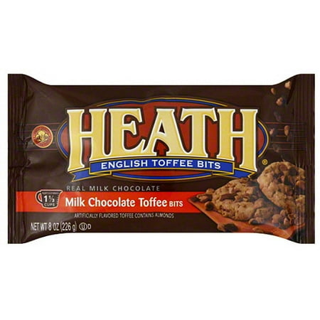 Heath English Toffee Bits, 8 oz, (Pack of 12)