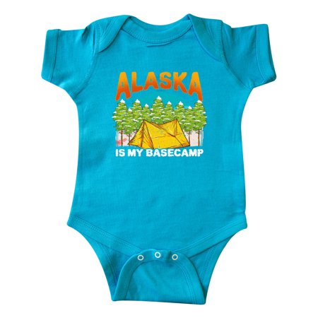 

Inktastic Alaska Camping Vacation Gift Baby Boy or Baby Girl Bodysuit