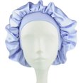thumbnail image 3 of HSHDLDF Bonnet en Satin Soyeux avec Bande Élastique de Qualité Supérieure pour Femmes et Ados, 3 of 5