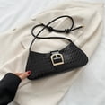 thumbnail image 4 of Bolso bandolera para mujer 2023, bolso brillante, bolso tipo bandolera (negro), 4 of 8