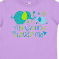thumbnail image 4 of Inktastic My Granny Loves Me Cute Elephants Boys or Girls Toddler T-Shirt, 4 of 5