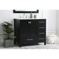 thumbnail image 2 of 36 inch Single Bathroom Vanity in Black, 2 of 8