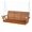 BROWN, variant on Fir Wood Porch Swing with Cupholders, Hanging Chains, Carbonized