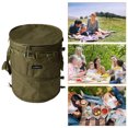 thumbnail image 2 of Hugtrwg SUNDICK 62L Bolsas Almacenamiento Plegables para Acampar Cubo para Exteriores (Verde Militar), 2 of 7