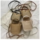 thumbnail image 2 of Zhuge Bolso de hombro tejido para mujer, bolso de mano tejido, bolso de mano tejido elegante para playa de verano, bolsos de hombro de 6,69 x 3,93 x 6,69 pulgadas (marrón), 2 of 5