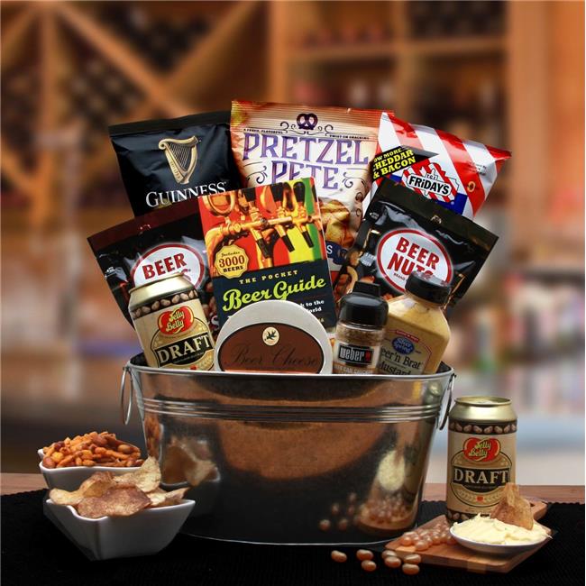 Gift Basket Associates 811102 Beer Lovers Gift Pail
