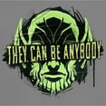 thumbnail image 2 of Junior's Marvel: Secret Invasion Skrull They Can Be Anybody  Graphic Tee Charcoal X Large, 2 of 3