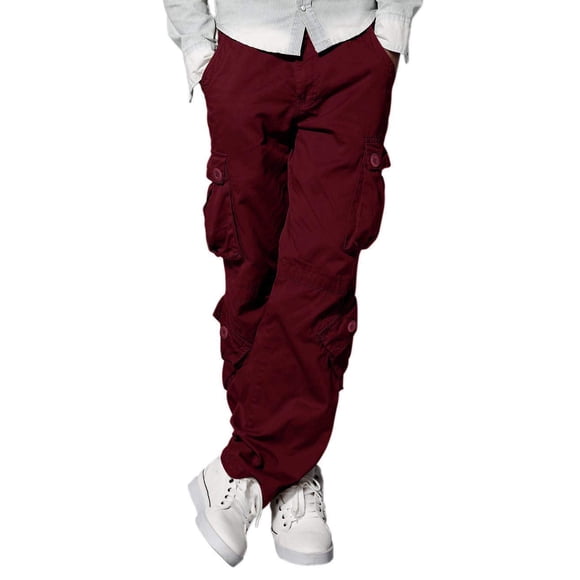 Pantalones Cargo Match para Hombre Rojo Salvaje Talla 44