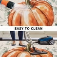 thumbnail image 4 of Thanksgiving Outdoor Rug 3x5 Ft, Non Slip Washable Area Rug, Fall Orange Pumpkin Eucalyptus Leaves Patio Rugs Carpet Runner, Large Floor Mat for Indoor/Outdoor Deck Porch Camping, 4 of 8