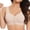Beige, variant on Plus size Bras for Women Front Closure Skin Friendly Comfort Bra For Seniors Wireless Bras