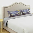 thumbnail image 3 of GZHJMY Van Gogh The Starry Night Satin Pillowcase for Hair and Skin Silk Pillowcase, Queen Size(20x30 inches) - Slip Cooling Satin Pillow Covers with Envelope Closure, 3 of 7