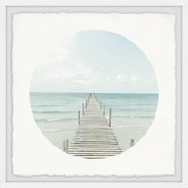 Marmont Hill Path to Sea Framed Wall Art, 12" x 12"