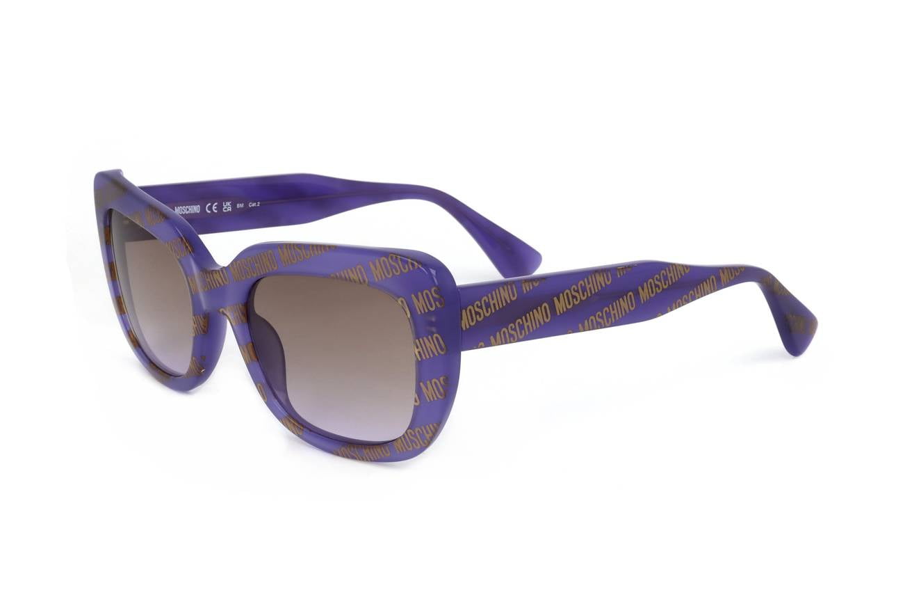 Moschino ハタフライフレムサンクラス MOS086GS 010 Moschino Women's Sunglasses Havana Metal Full Rim Cat Eye