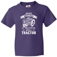 thumbnail image 3 of Inktastic Tractor Woman Youth T-Shirt, 3 of 5