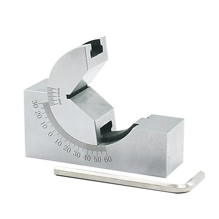 

Precision Gauge Micro Adjustable Angle Block Milling Setup 60 Degree Angle Plate Angle Block Angle Gauge