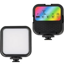 Portable RGB Video Light with 70 LED's, Compatible With Canon EOS R50 , Adjustable Color Temperature, and Long-Lasting Rechargeable Battery