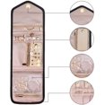 thumbnail image 2 of Travel Jewelry Organizer Case, Foldable Jewelry Roll, for Journey-Rings Necklaces Earrings Bracelets, 5.5x6.1inch, 2 of 12