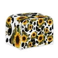 thumbnail image 2 of ZUXONGSY Sunflower Cow Pattern Toster Cover 2 Slice Toaster Dust Cover Dustproof Cover Wide Slot Universal Size Kitchen Appliance Cover for Bread Machine Home Decor, 2 of 7