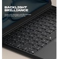 thumbnail image 6 of Dexnor Keyboard Case for iPad Air 11 inch (M4 2026/M3 2025/M2 2024) & iPad Pro 11 (4th/3rd/2nd/1st Gen) & iPad Air 5th/4th Gen Case with Keyboard Magnetic Detachable Trackpad Backlit, Black, 6 of 7