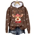 thumbnail image 3 of Futezty Christmas Hoodies for Women Fashion Graphic Sweatshirts Casual Long Sleeve Hooded Girls Teen, 3 of 7