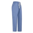 thumbnail image 6 of Garbnen Athletic Scrub Set for Women Stretch V-Neck Womens Scrub Top & Yoga Jogger Scrub Pants Nurse Working Uniforms with Pockets, 6 of 6